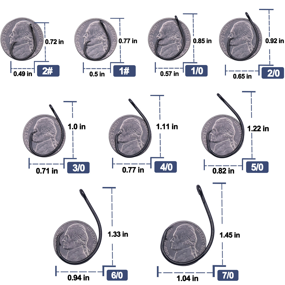 9KM 25-50Pcs Kail Lingkaran Le - Fishing Hook Offset ulasan dan harga
